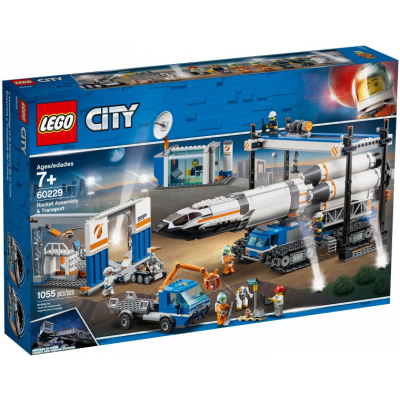 LEGO CITY L’assemblage et le transport de la fusée 2019